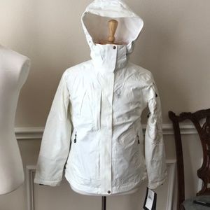 Spyder Ladies Ski/Snowboard Poacher Jacket in Off-white